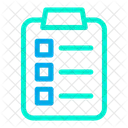 Brett Checkliste Zwischenablage Symbol