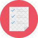 Checkliste Aufgabenliste Dokument Icon