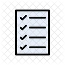 Checkliste Aufgabenliste Dokument Symbol