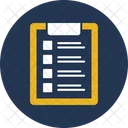 Checkliste Zwischenablage Memo Icon