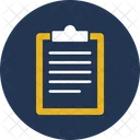 Checkliste Zwischenablage Memo Icon