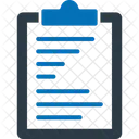 Checkliste Zwischenablage Memo Icon