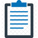 Checkliste Zwischenablage Memo Icon