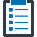 Checkliste Zwischenablage Liste Icon