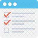 Checkliste Einkaufen Liste Icon