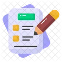 Checkliste Dokumente Arbeitsblatt Symbol