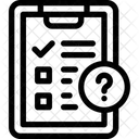 Checklistenfrage  Symbol