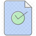 Checkmark Lineal Color Icon Icon