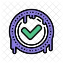 Checkmark Certificate Badge Icône