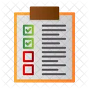 Checkmark Document List Icon