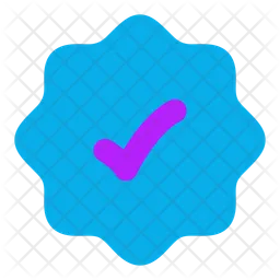 Checkmark Badge  Icon