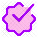 Checkmark Badge  Icon