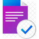 Checkmark File  Icon