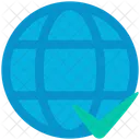 World Globe Network Icon