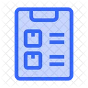 Checkmark List Doc Icon