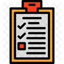 Checkmark On A To Do List Completion Task Accomplishment Icon
