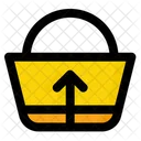 Out Arrow Up Basket Icon