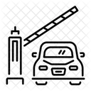 Checkpoint Barrier Car Icon