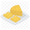 Formaggio Cheddar vettore  Icon