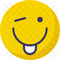 Cheeky Emoji Icon - Download in Flat Style