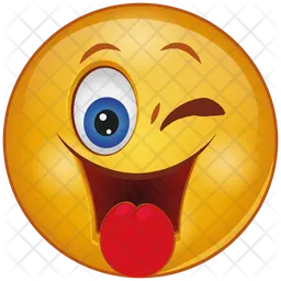 Cheeky Emoji Icon - Download in Gradient Style Cheeky Emoji Icon - Download in Gradient Style