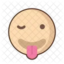 Cheeky Emoji Amazed Icon