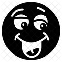 Cheeky Wink Emoji Laughing Expression Emotag Icon