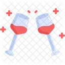 Wine Glass Cheer Icon