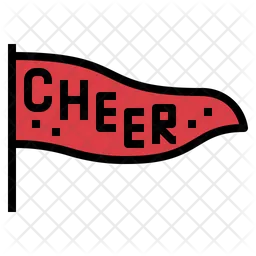 Cheer Flag  Icon