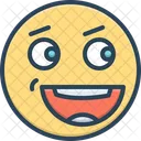 Cheerful Emoji Comic Icon