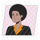 Curly Hairstyle Afro Hairstyle Man アイコン