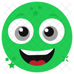Cheerful Emoticon Emoji Icon
