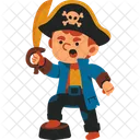 Pirate Boy Child Icon