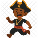 Pirate Character Running Icon