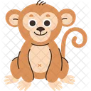 Monkey Cute Primate Icon