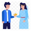 Cheering Couple  Icon