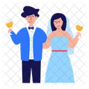 Cheering Couple  Icon