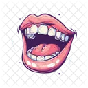 Cheering Mouth Icon
