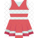 Cheerleader Outfit Skirt Icon