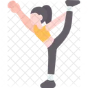 Cheerleader Balance Pose Icon