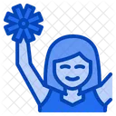 Cheerleader Cheer Sports Cheerleading Fan Icon
