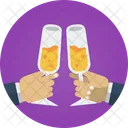 Toast Cheers Celebration Drink Icon