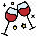 Toast Beverage Cheers Drink Party Icon