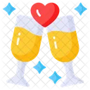 Cheers Toast Love Icon