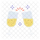 Cheers Wine Glasses Celebration Icon