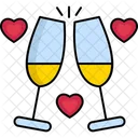 Cheers Glass Drink Champagne Icon