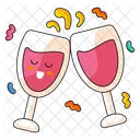 Cheers Toast Alcohol Icon