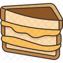 Cheese Toast Breakfast Icon