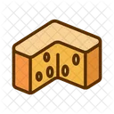 Cheese Cheddar Dairy Icon