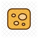 Cheese Cheddar Squere Icon